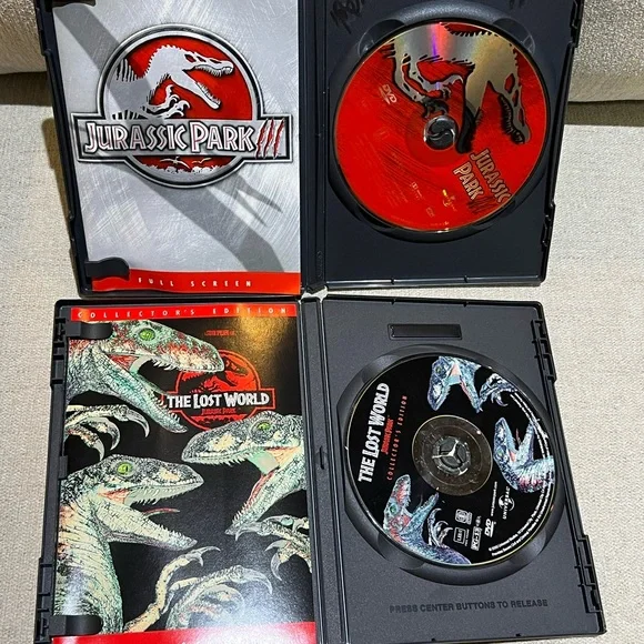 Jurassic Park Collectors Edition Dvd Bundle - Picture 3 of 4